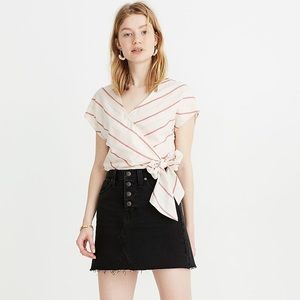 Madewell Rigid Denim A-Line Mini Skirt